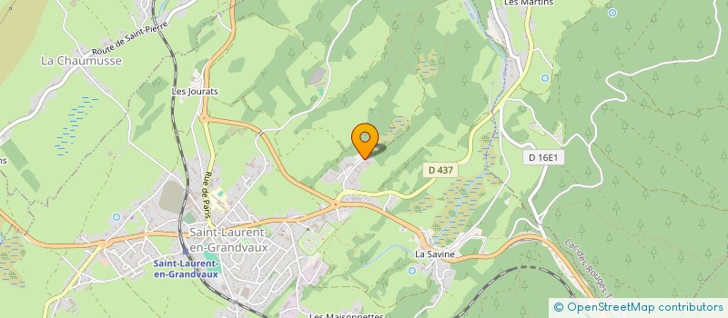 localisation de l'entreprise MADAME SOPHIE FIORI  SAINT-LAURENT-EN-GRANDVAUX