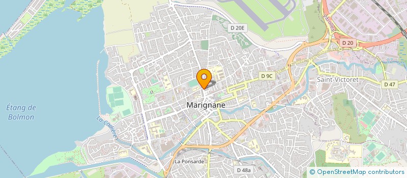 localisation de l'entreprise MADAME SOPHIE FLAGEUL à MARIGNANE