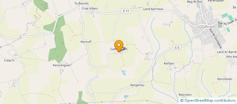 localisation de l'entreprise MADAME SOPHIE FLECHER  QUERRIEN