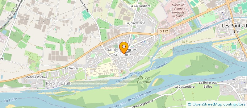 localisation de l'entreprise MADAME SOPHIE FLEURENCE  SAINTE-GEMMES-SUR-LOIRE