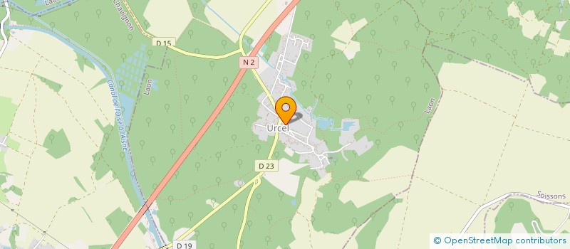 localisation de l'entreprise MADAME SOPHIE FLEURY  URCEL