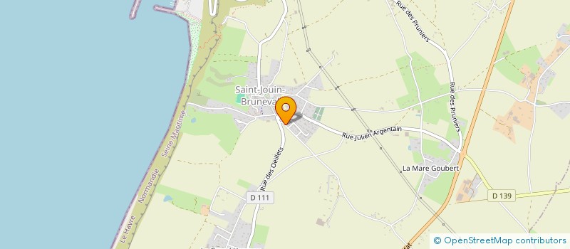 localisation de l'entreprise MADAME SOPHIE FLEURY  SAINT-JOUIN-BRUNEVAL