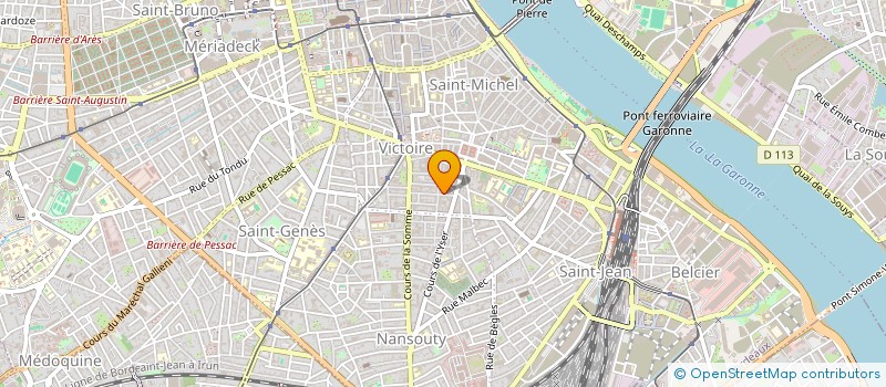 localisation de l'entreprise MADAME SOPHIE FORESTIER à BORDEAUX
