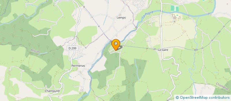 localisation de l'entreprise MADAME SOPHIE FORTIN  LA PACAUDIERE