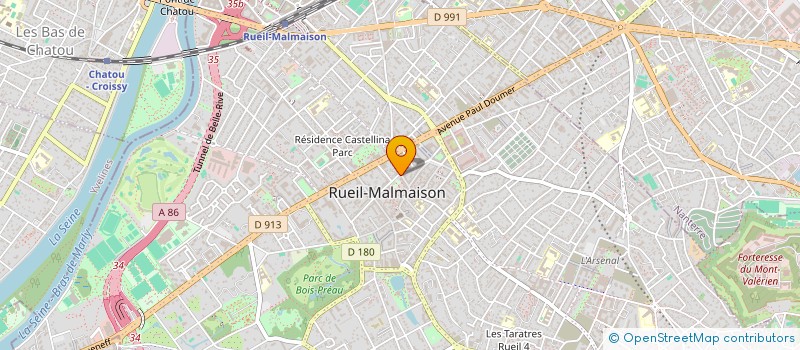 localisation de l'entreprise MADAME SOPHIE FORTUNE à RUEIL-MALMAISON