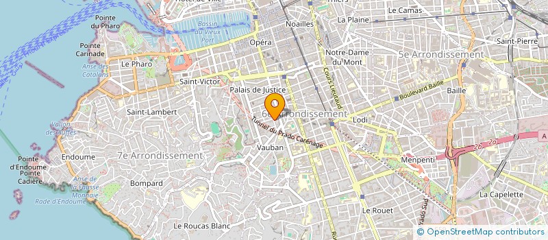 localisation de l'entreprise MADAME SOPHIE FOUGERAT à MARSEILLE