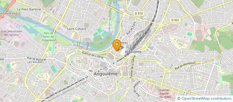 localisation de l'entreprise MADAME SOPHIE FOUGERE à ANGOULEME