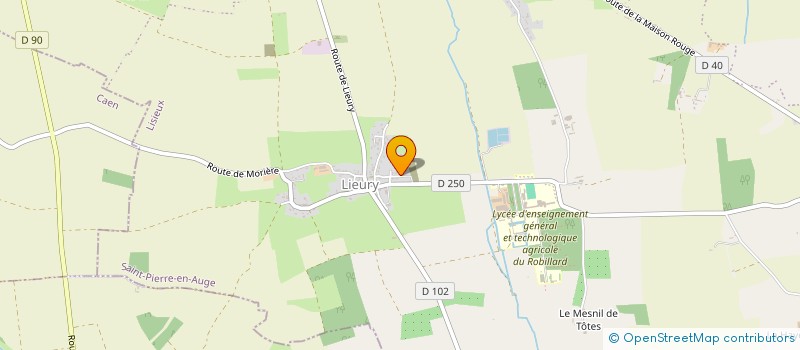 localisation de l'entreprise MADAME SOPHIE FOUQUERANT  SAINT-PIERRE-EN-AUGE