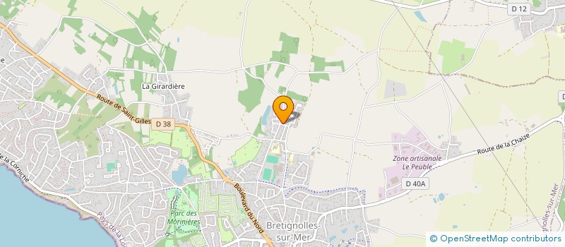 localisation de l'entreprise MADAME SOPHIE FOUQUET  BRETIGNOLLES-SUR-MER