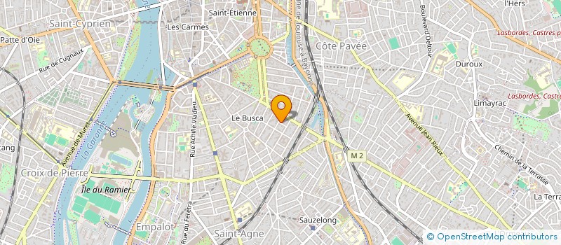 localisation de l'entreprise MADAME SOPHIE FOURCADE  TOULOUSE
