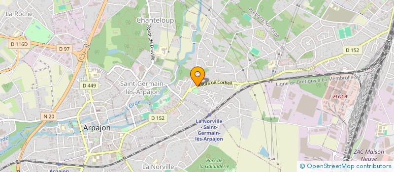 localisation de l'entreprise MADAME SOPHIE FOURCADE à SAINT-GERMAIN-LES-ARPAJON