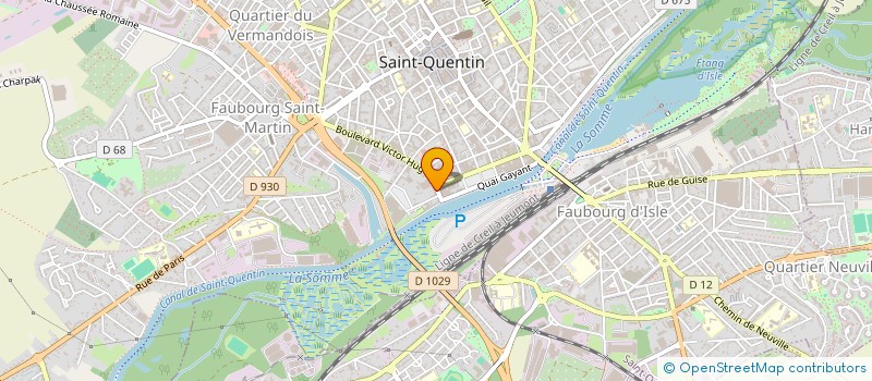 localisation de l'entreprise MADAME SOPHIE FOURNIER à SAINT-QUENTIN