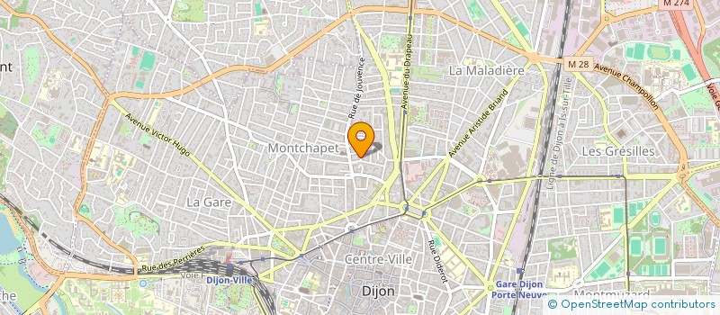 localisation de l'entreprise MADAME SOPHIE FOURNIER à DIJON