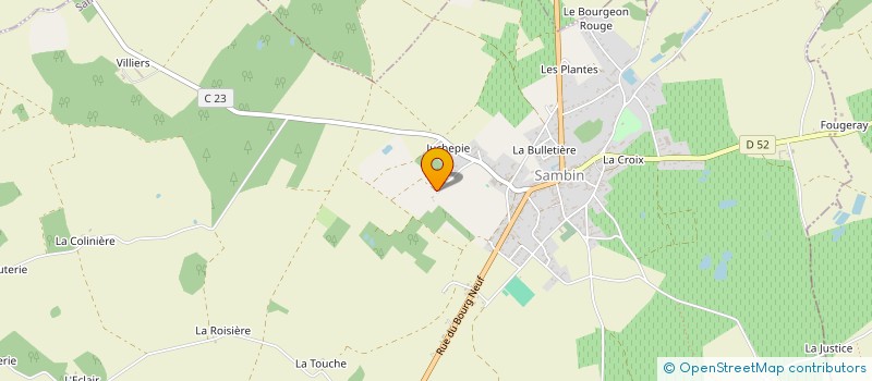 localisation de l'entreprise MADAME SOPHIE FOURNIVAL  SAMBIN