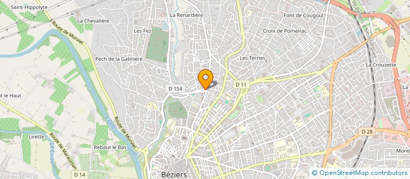 localisation de l'entreprise MADAME SOPHIE FOUYA à BEZIERS