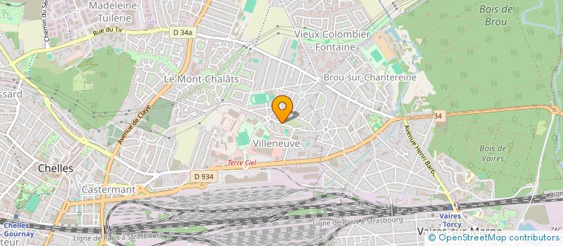 localisation de l'entreprise MADAME SOPHIE FOY  CHELLES