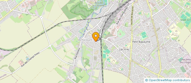 localisation de l'entreprise MADAME SOPHIE FRANCOIS à ACHICOURT