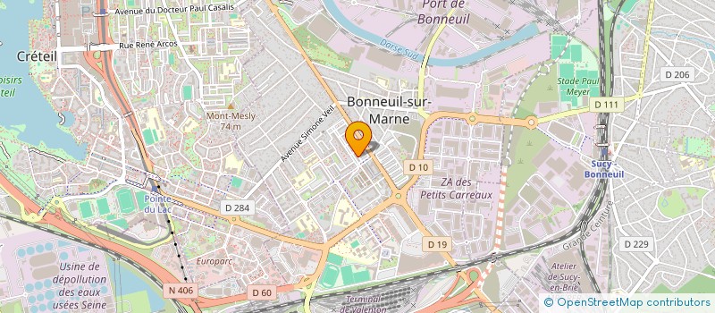 localisation de l'entreprise MADAME SOPHIE FRANZ à BONNEUIL-SUR-MARNE