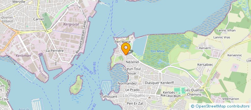 localisation de l'entreprise MADAME SOPHIE FREARD  LOCMIQUELIC