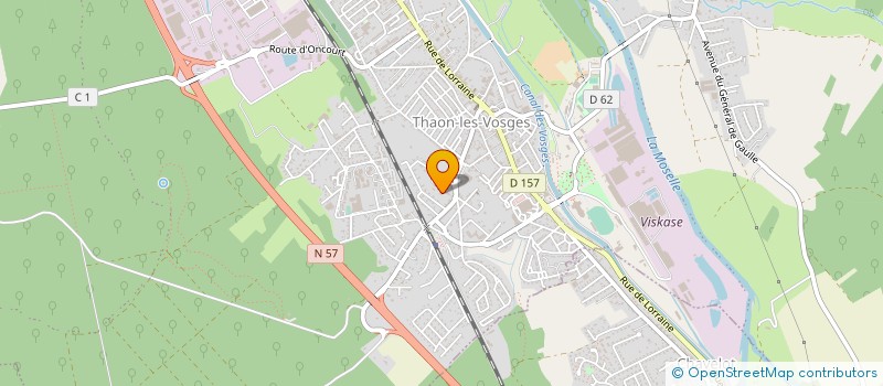 localisation de l'entreprise MADAME SOPHIE FRESSE  THAON-LES-VOSGES