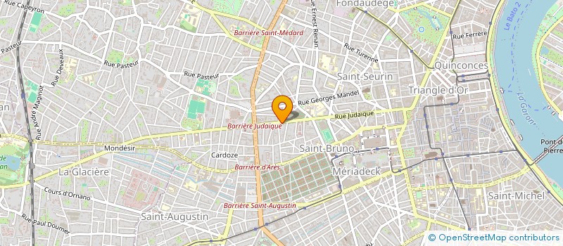 localisation de l'entreprise MADAME SOPHIE FROGET  BORDEAUX