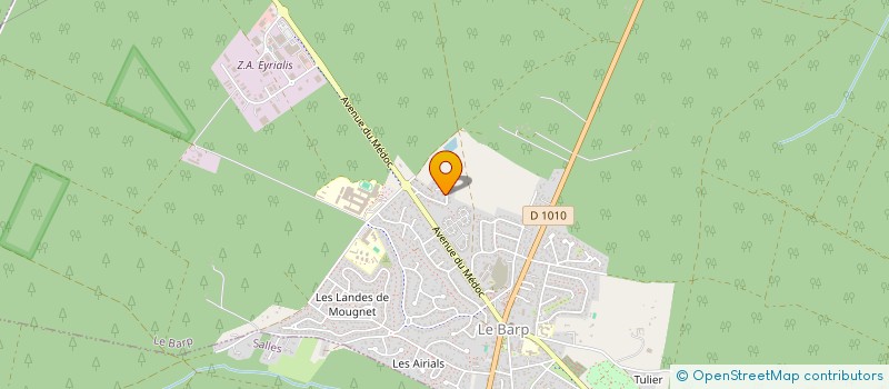 localisation de l'entreprise MADAME SOPHIE FROMENTEZE  LE BARP