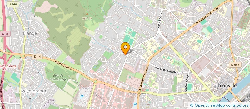 localisation de l'entreprise MADAME SOPHIE FURINI à THIONVILLE