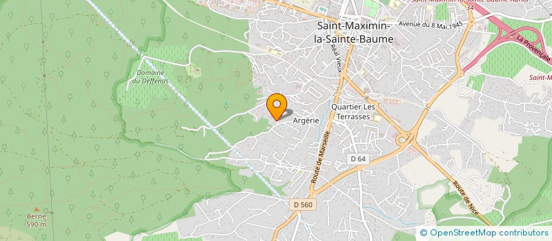localisation de l'entreprise MADAME SOPHIE GABRIELE à SAINT-MAXIMIN-LA-SAINTE-BAUME
