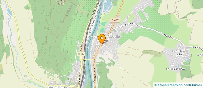 localisation de l'entreprise MADAME SOPHIE GAGNEPAIN  CORNY-SUR-MOSELLE