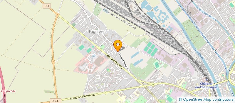 localisation de l'entreprise MADAME SOPHIE GAIGNETTE  SARRY