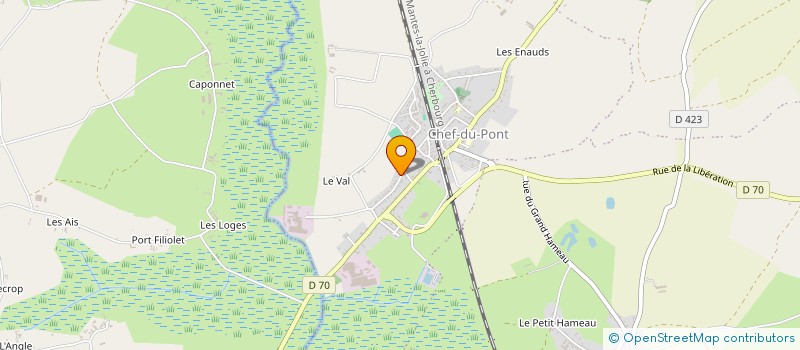 localisation de l'entreprise MADAME SOPHIE GAILLARD  CARENTAN-LES-MARAIS