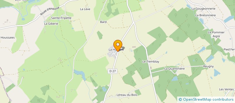 localisation de l'entreprise MADAME SOPHIE GAILLARD  VALLIERES-LES-GRANDES