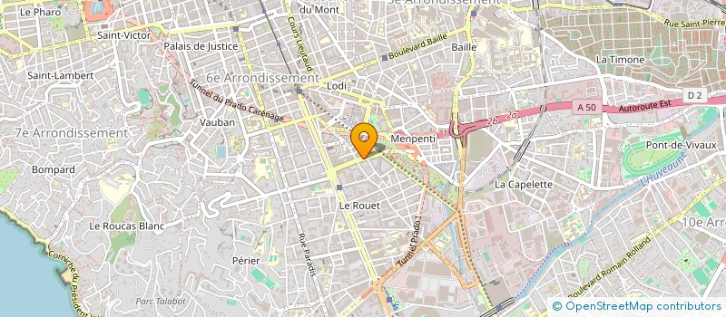 localisation de l'entreprise MADAME SOPHIE GAILLARD à MARSEILLE