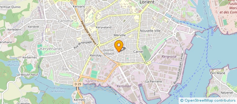 localisation de l'entreprise MADAME SOPHIE GAILLARDET  LORIENT