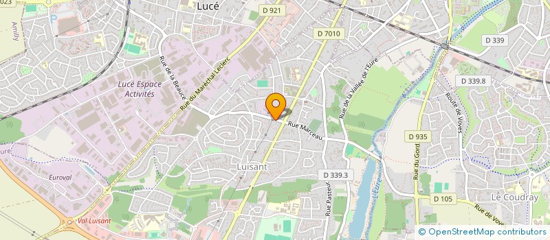 localisation de l'entreprise MADAME SOPHIE GAILLOT à LUISANT