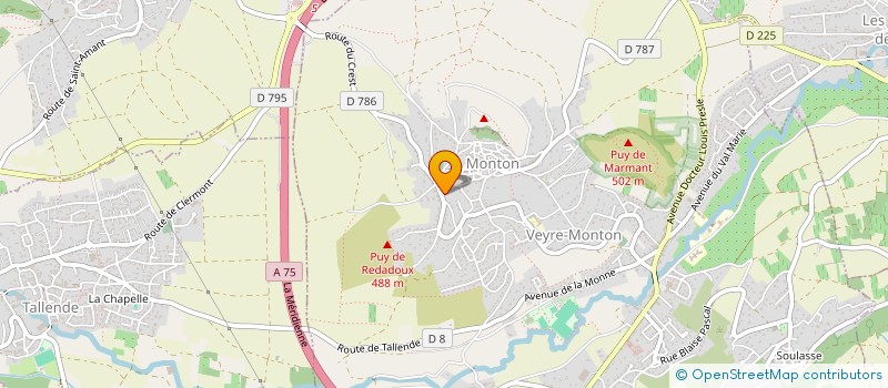 localisation de l'entreprise MADAME SOPHIE GAIRAUD  VEYRE-MONTON