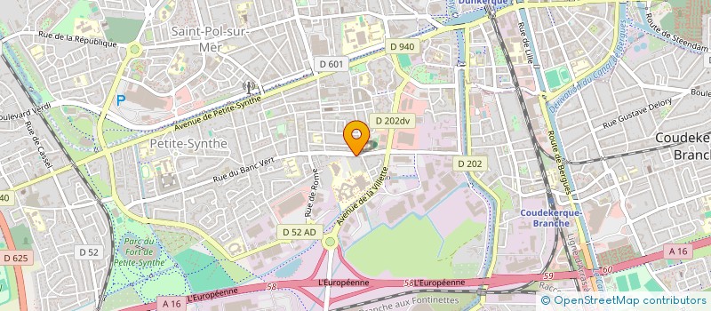 localisation de l'entreprise MADAME SOPHIE GALAMPOIX à DUNKERQUE