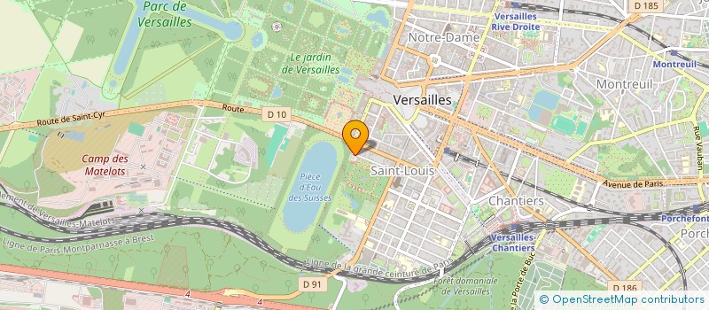 localisation de l'entreprise MADAME SOPHIE GALEY à VERSAILLES