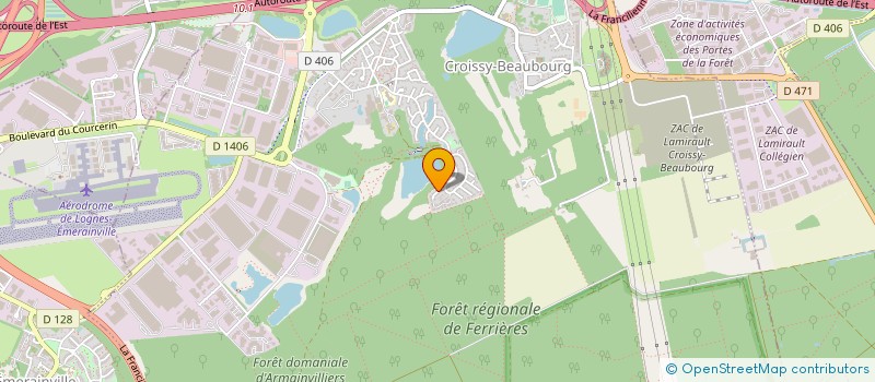 localisation de l'entreprise MADAME SOPHIE GALIBERT  CROISSY-BEAUBOURG