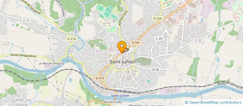 localisation de l'entreprise MADAME SOPHIE GALINIER  SAINT-JUNIEN