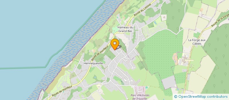 localisation de l'entreprise MADAME SOPHIE GALLET  TROUVILLE-SUR-MER