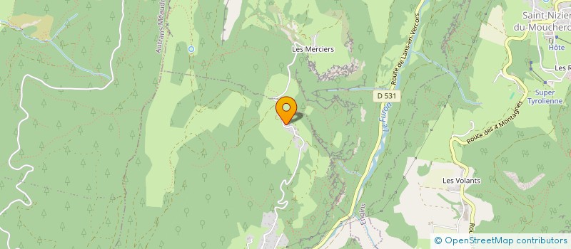 localisation de l'entreprise MADAME SOPHIE GALMANT  LANS-EN-VERCORS