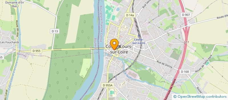 localisation de l'entreprise MADAME SOPHIE GALOIS à COSNE-COURS-SUR-LOIRE