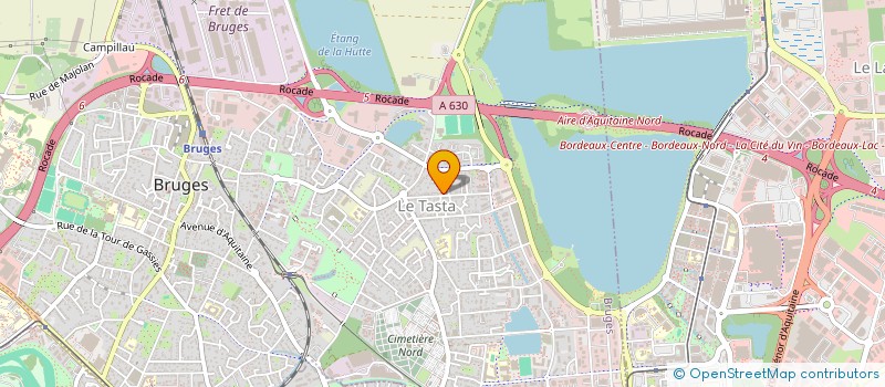 localisation de l'entreprise MADAME SOPHIE GALOSEAU  BRUGES