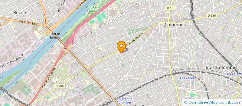 localisation de l'entreprise MADAME SOPHIE GAMRA à COLOMBES
