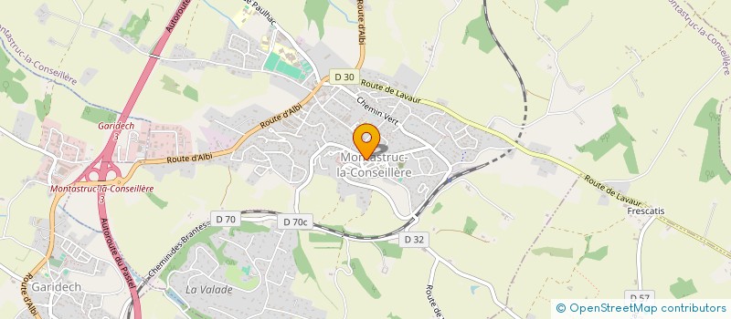 localisation de l'entreprise MADAME SOPHIE GARANGER à MONTASTRUC-LA-CONSEILLERE