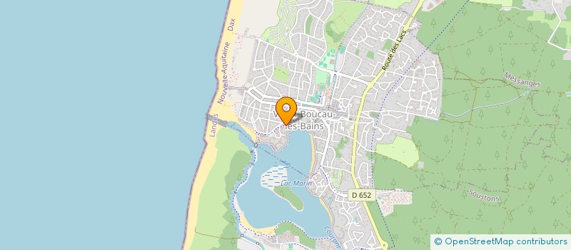 localisation de l'entreprise MADAME SOPHIE GARBAGE  VIEUX-BOUCAU-LES-BAINS