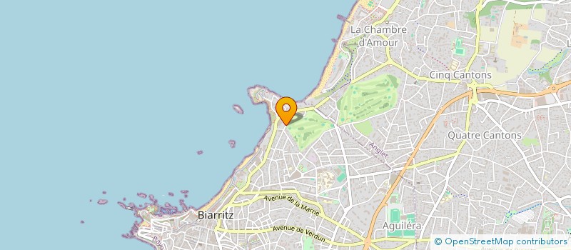 localisation de l'entreprise MADAME SOPHIE GARCIA à BIARRITZ