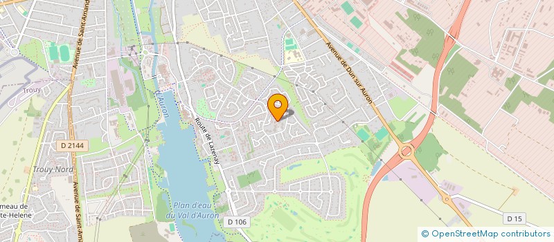 localisation de l'entreprise MADAME SOPHIE GARCIA  BOURGES