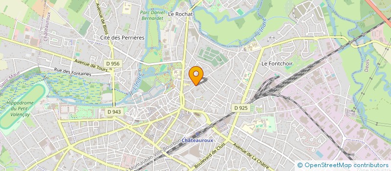 localisation de l'entreprise MADAME SOPHIE GARCIN à CHATEAUROUX